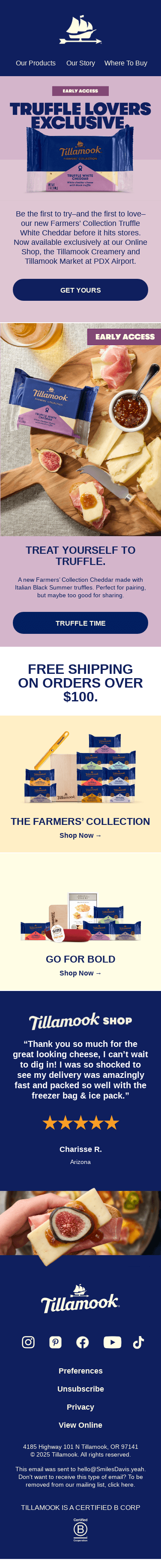 New exclusive cheddar, available now. 🧀✨