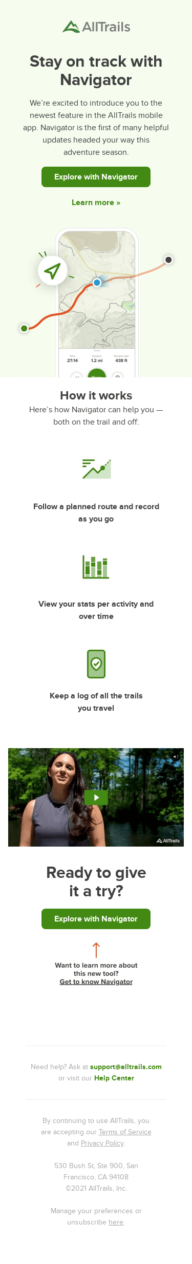 📣 New feature! Navigate the trail with ease