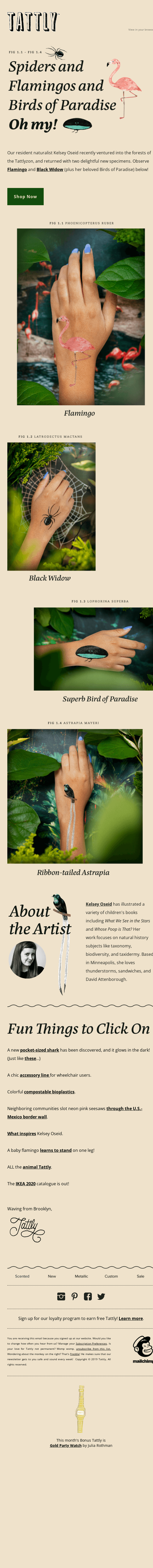 New! Flamingo and Black Widow 