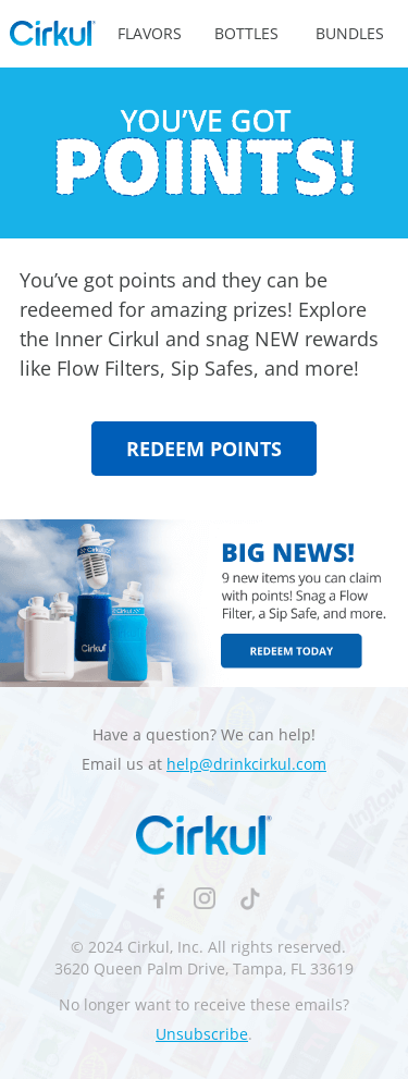 New Items Available With Points!