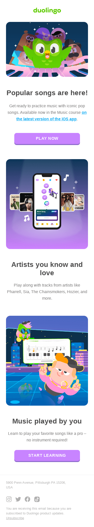 NEW: Learn music with popular songs! 🎹🎶