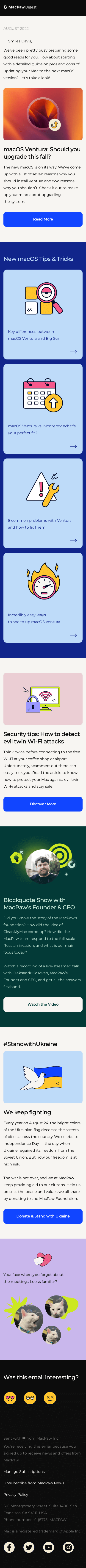 ✨ New macOS Ventura in detail, security tips, fresh interview with our Founder