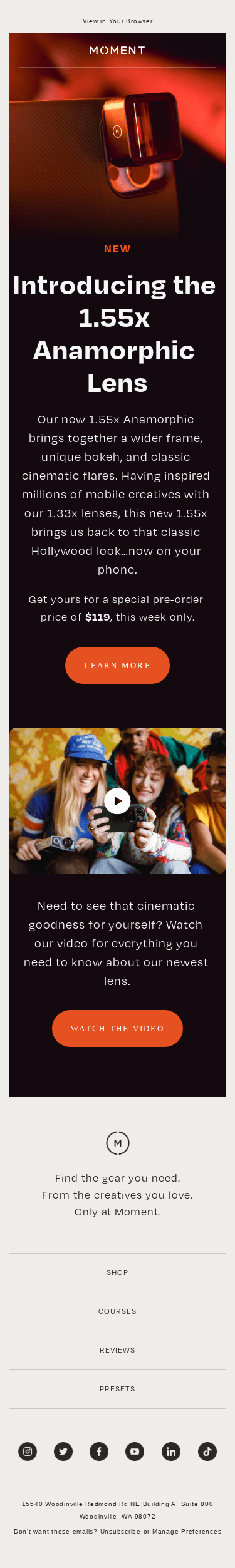 NEW Moment 1.55x Mobile Lens