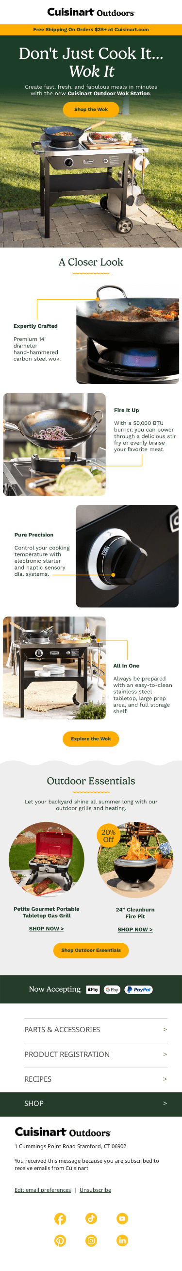 NEW Outdoor Wok Station 🍃