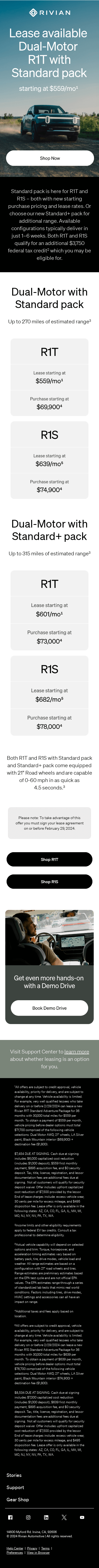 New Standard pack, new pricing