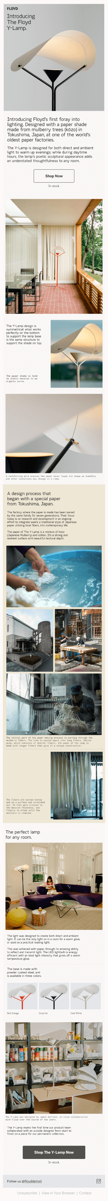 NEW: The Floyd Y-Lamp