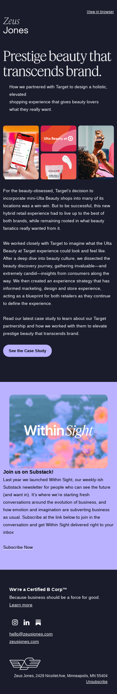 New work: Creating a new frontier of beauty discovery 💄