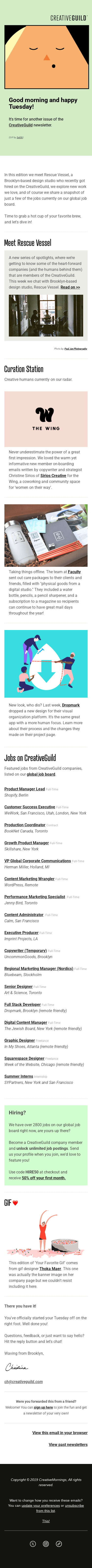 New work, jobs, and a special company spotlight 🙌