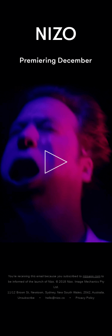 Nizo Premiering December