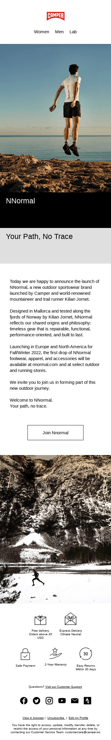 NNormal: Your Path, No Trace