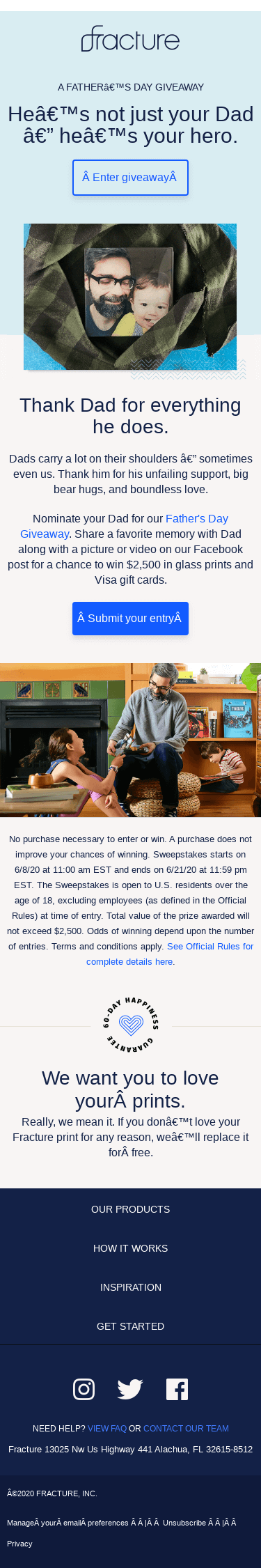 Nominate the hero you call “Dad”