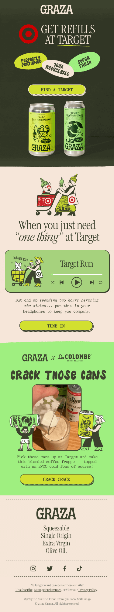 NOW AT TARGET: Refill Cans 🫒