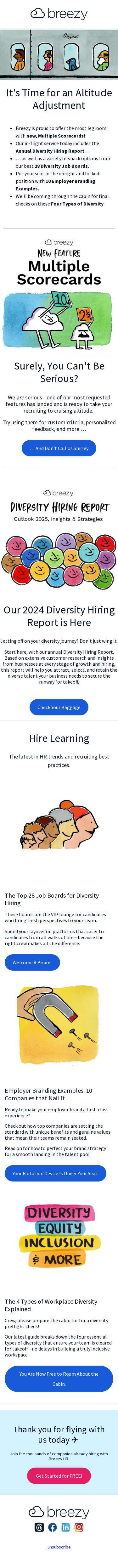 ✈ Now Boarding … ✈ | Breezy Newsletter August 2024