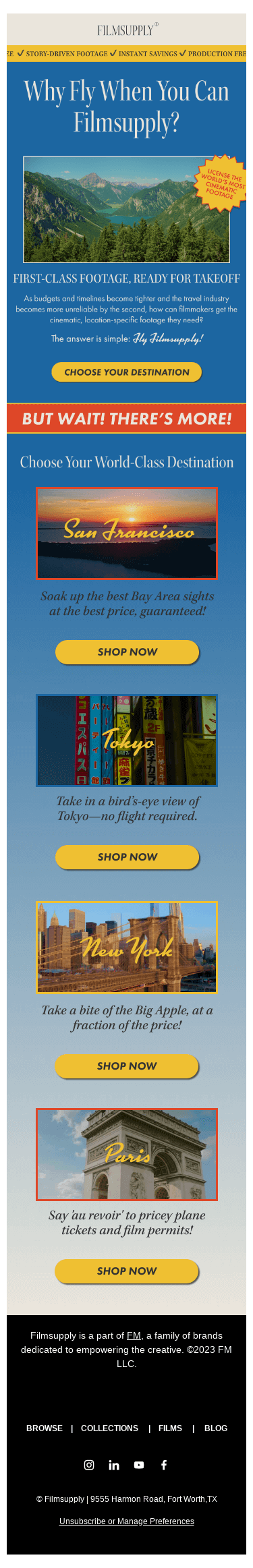 Now Boarding: Filmsupply's Anti-Travel Agency