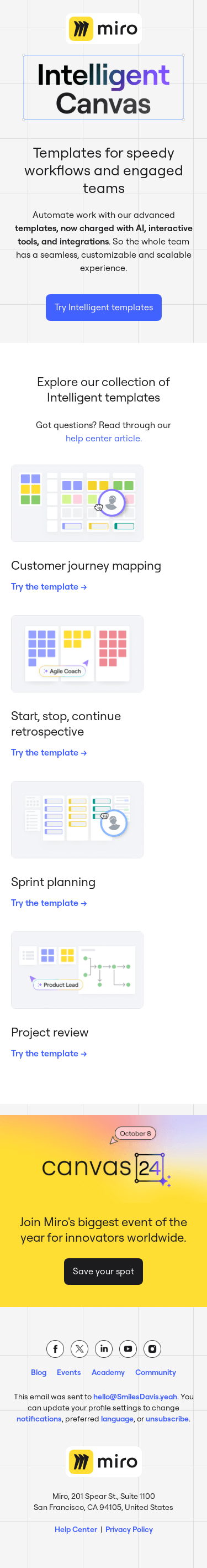 Now live: Intelligent templates charged with AI for your team