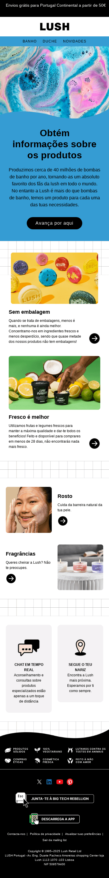 Obtém informações sobre os produtos