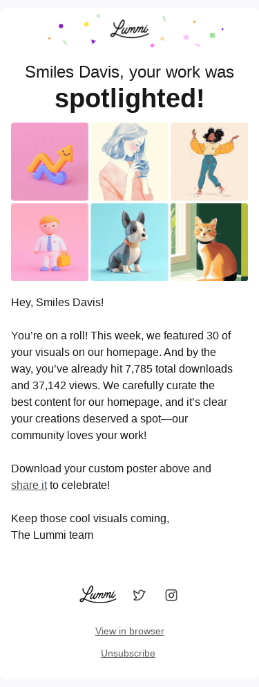 OMG, your images were featured 🤩