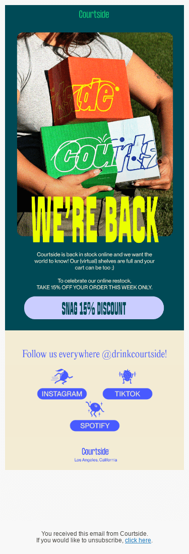 Online RESTOCK incoming 🚀