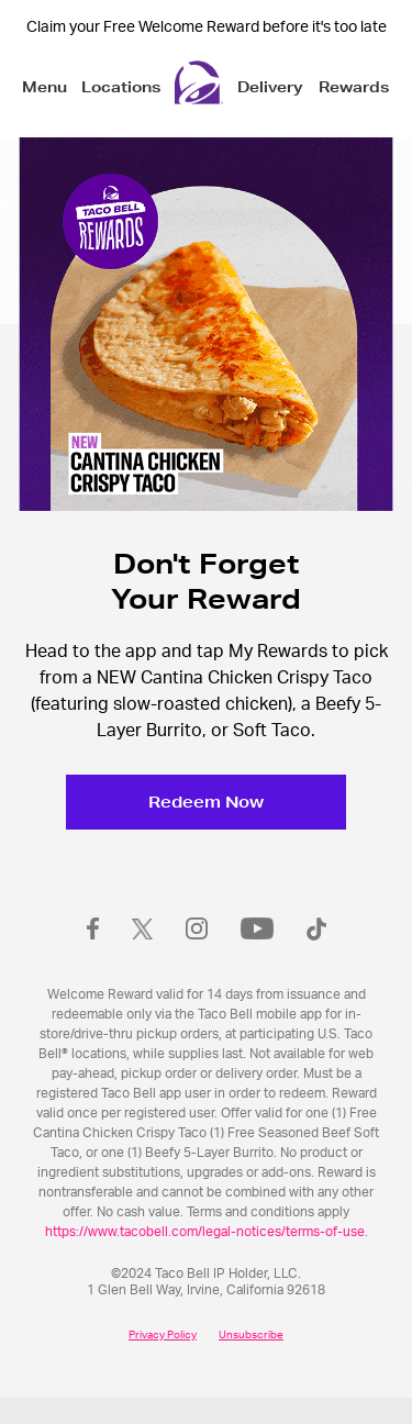 🚨 Only 9 more days for your Free Welcome Reward 🚨