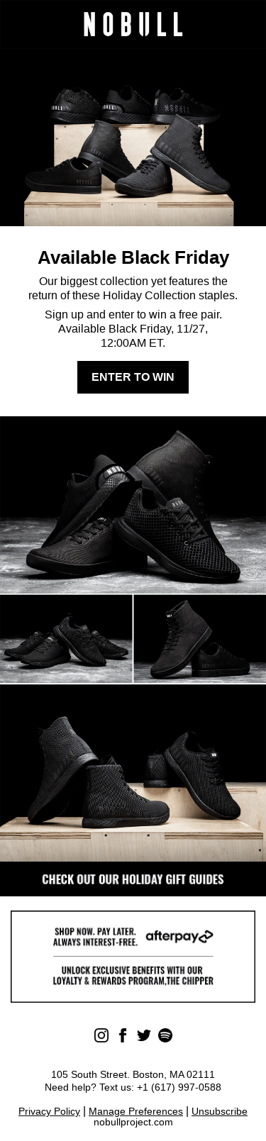 Our biggest collection yet launches Black Friday.