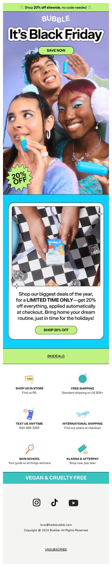 OUR BIGGEST SALE…