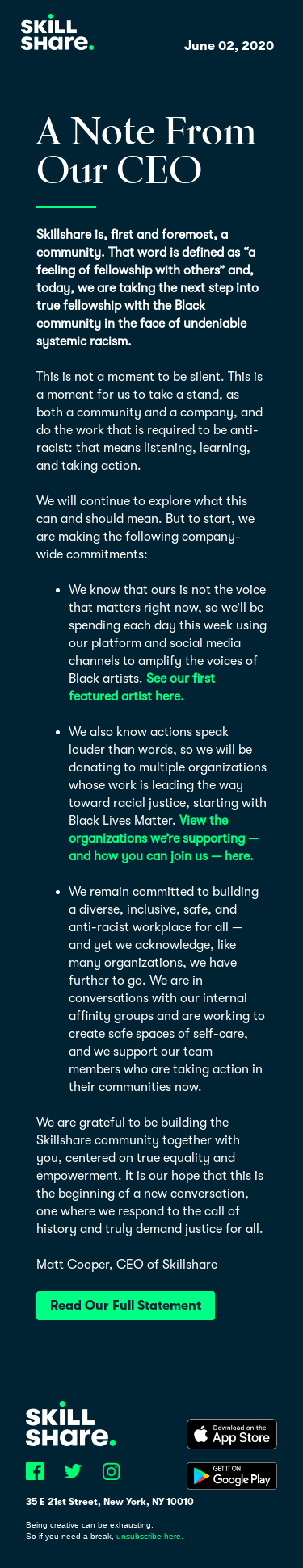 Our Commitment to Anti-Racism