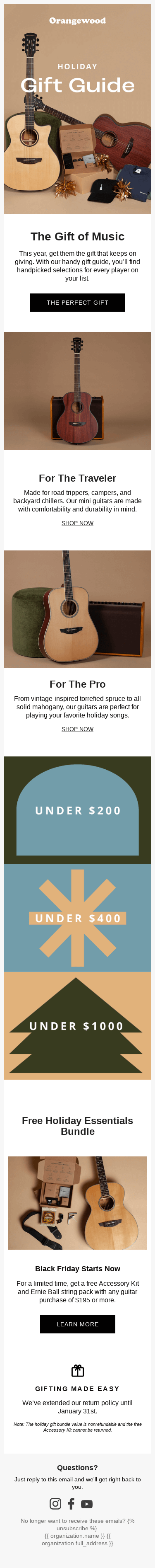 Our helpful holiday gift guide