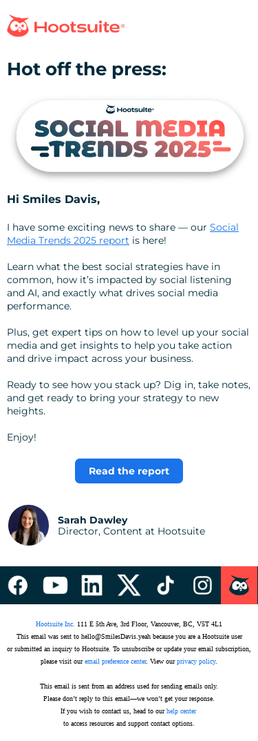 Our Social Media Trends 2025 report is here! 🚀