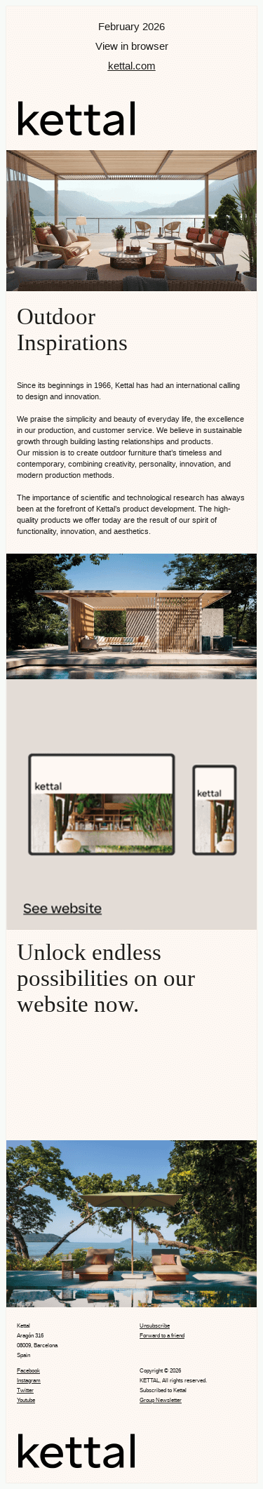 Outdoor inspirations