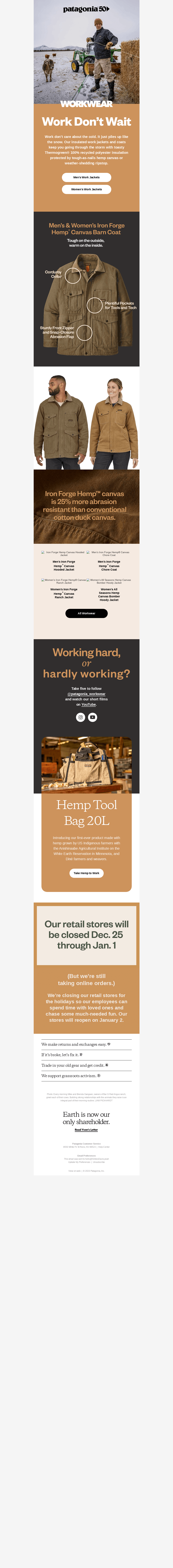 Outerwear for the coldest jobs