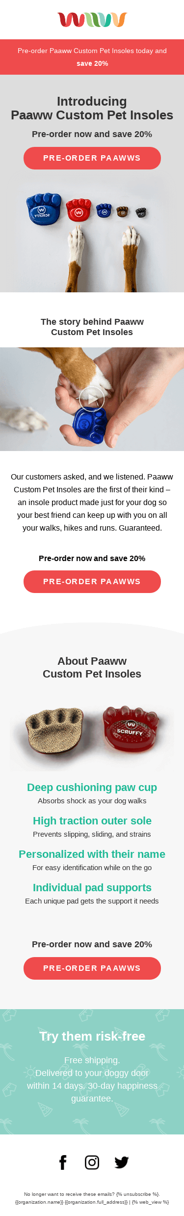 Paaww: the first insole made for dogs