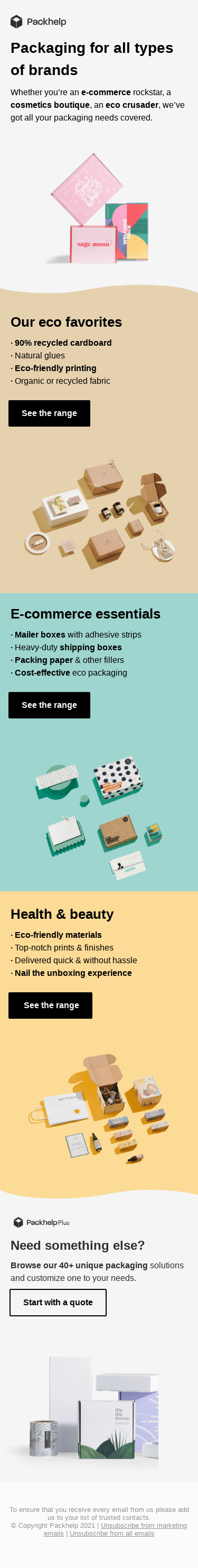 Packaging designed to fit your products? 📐