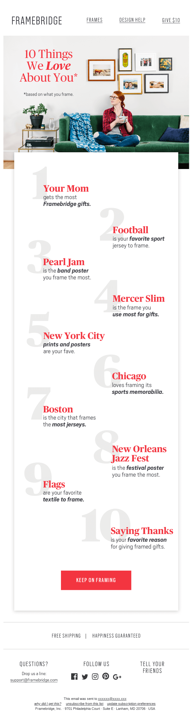 Pearl Jam. Football. Your Mom. Oh My!