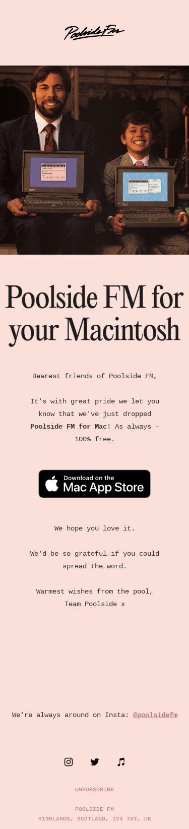 Poolside FM for Mac 🌴 OUT NOW