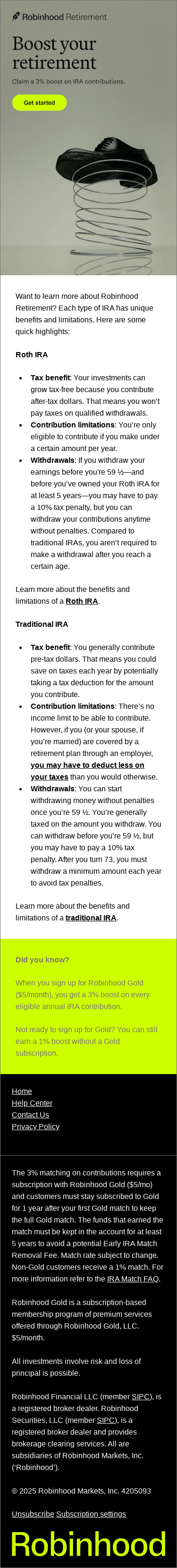 Potential tax benefits inside