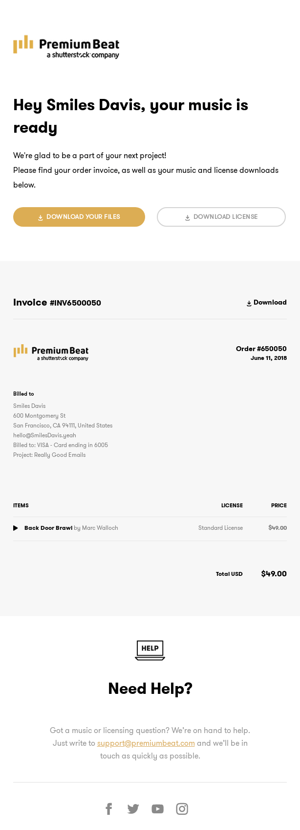 PremiumBeat.com (http://premiumbeat.com/) – Receipt and download
