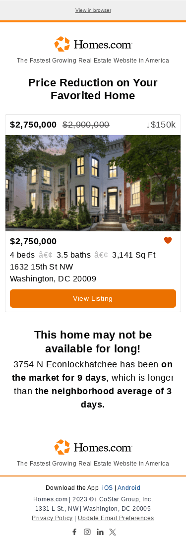 Price Reduction on Your Favorite Home