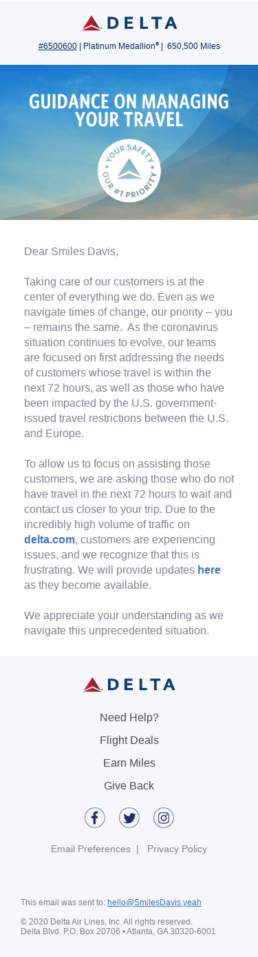 Prioritizing Urgent Travel Needs