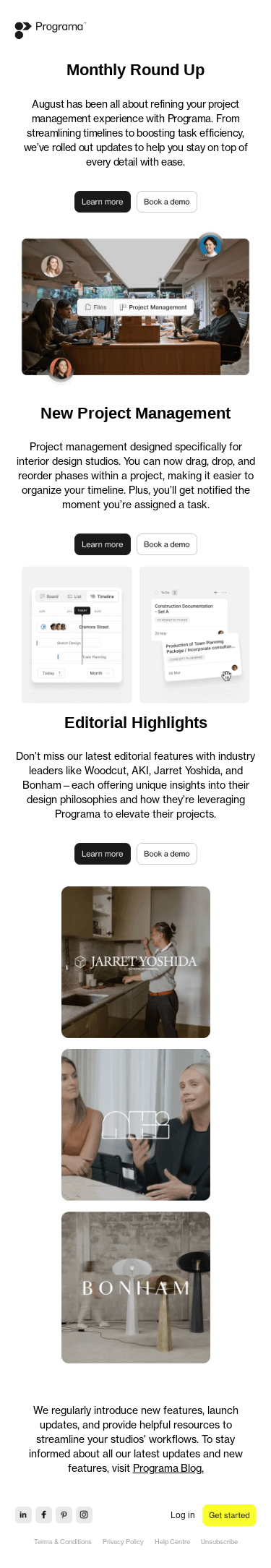 🎯 Programa Monthly Round-Up : A focus on Project Management