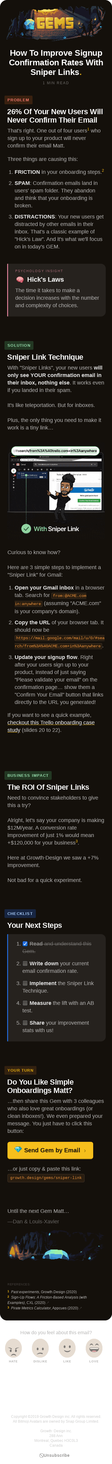 💎quick tip to improve your signups