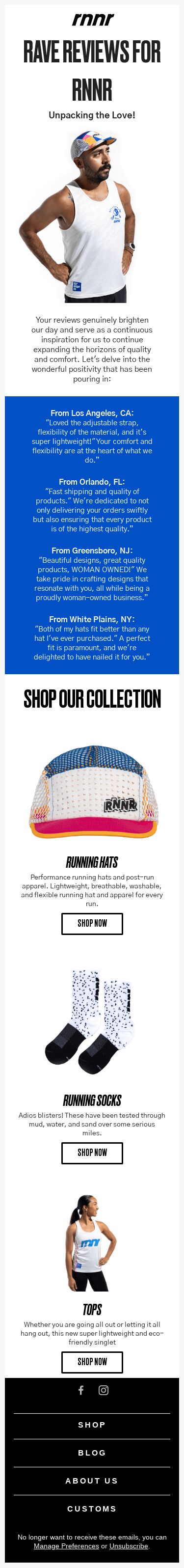 Rave Reviews for RNNR!