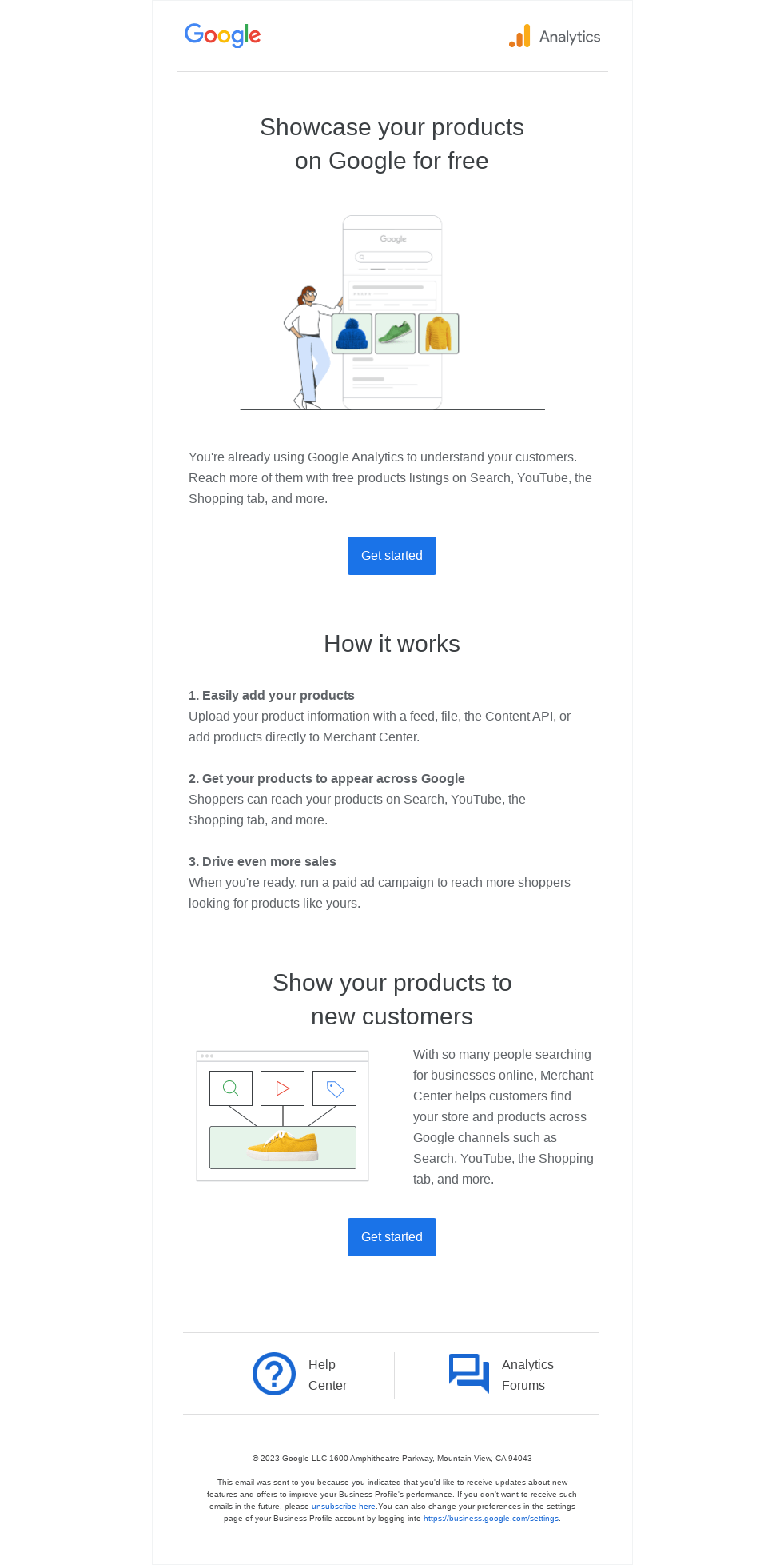 Reach more customers for free