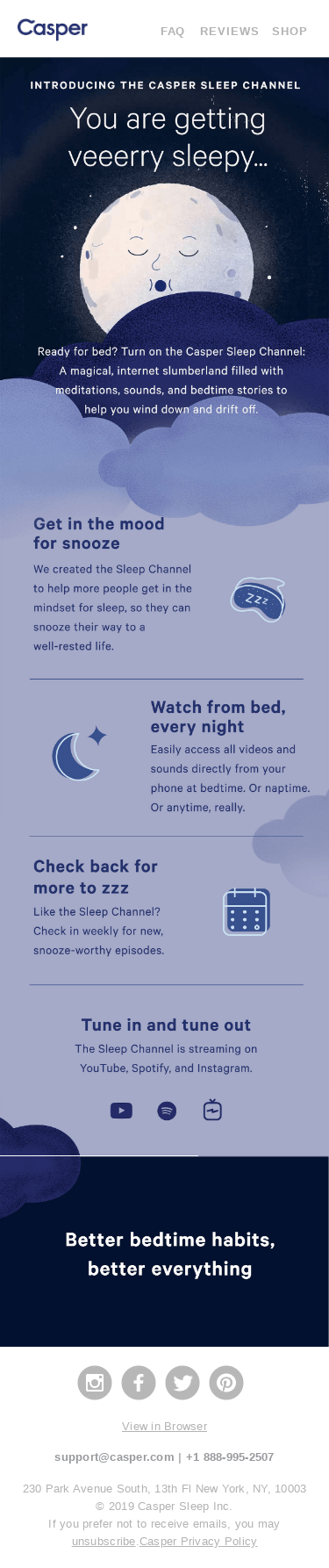 Ready for bed? Turn on the Sleep Channel.