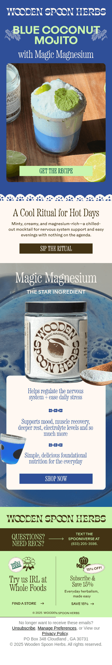 Recipe: Blue Coconut Mojito 🌀