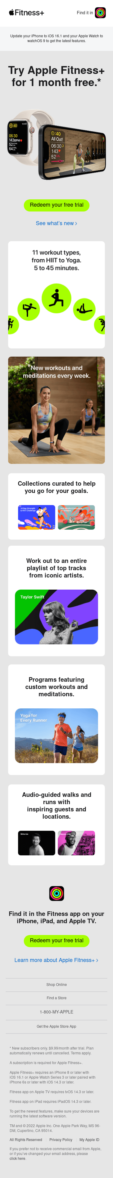 Redeem your free trial.