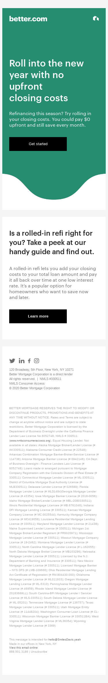 Refinance your home for the holidays and pay $0 upfront