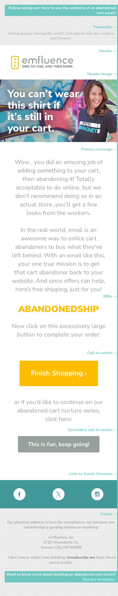 Remember adding this to your cart, Smiles Davis?