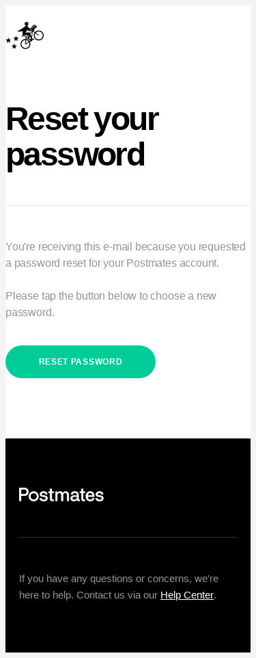Reset your password