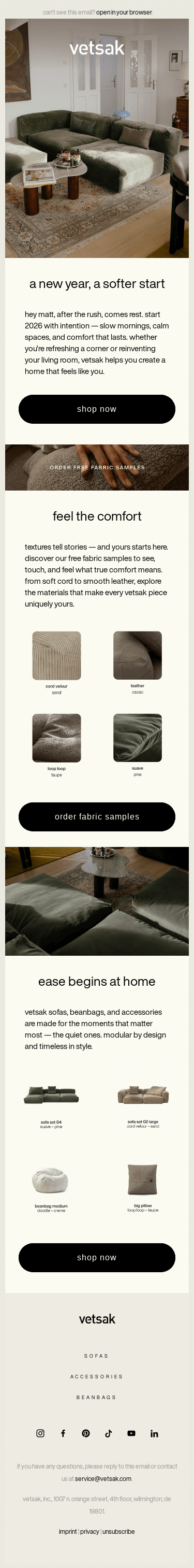 reset your space for the year ahead 🤍