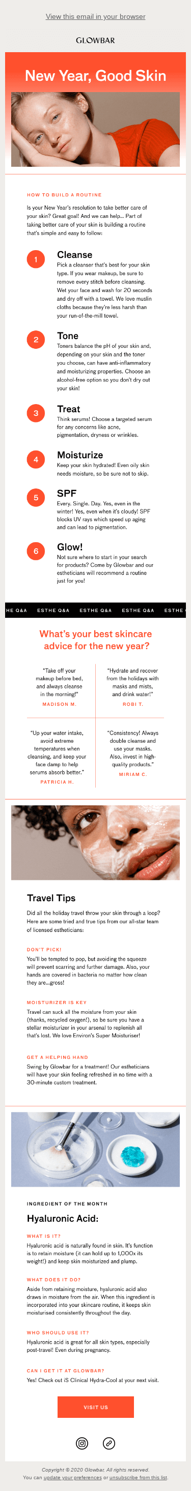 Resolving to take better care of your skin? ✨